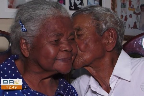 casal de idoso de Vitoria da Conquista casados a mais de 70 anos